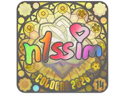 Sticker | n1ssim (Holo, Ranked) | Cologne 2026