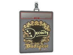 Sticker Slab | decenty (Gold) | Budapest 2025