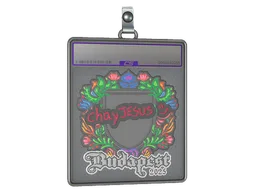 Sticker Slab | chayJESUS (Embroidered) | Budapest 2025