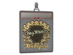 Sticker Slab | chayJESUS (Gold) | Budapest 2025