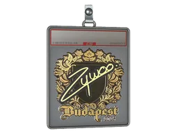 Sticker Slab | ZywOo (Gold) | Budapest 2025
