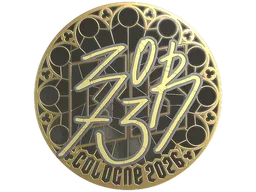 Sticker | zorte (Gold) | Cologne 2026