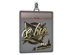 Sticker Slab | device (Gold) | Stockholm 2021