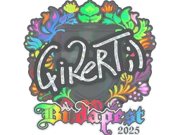 Sticker | qikert (Holo) | Budapest 2025