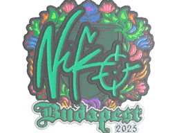 Sticker | NiKo (Embroidered) | Budapest 2025