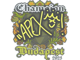 Sticker | apEX (Champion) | Budapest 2025