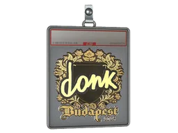 Sticker Slab | donk (Gold) | Budapest 2025