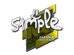 Sticker Slab | s1mple | Boston 2018