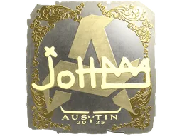 Sticker | jottAAA (Gold) | Austin 2025