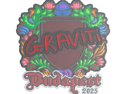 Sticker | Graviti (Embroidered) | Budapest 2025