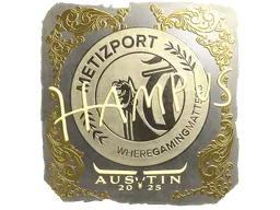 Sticker | hampus (Gold) | Austin 2025