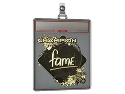 Sticker Slab | fame (Gold, Champion) | Rio 2022