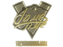 Sticker | Jame (Gold) | Copenhagen 2024