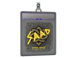 Sticker Slab | saadzin (Foil) | Austin 2025