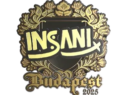 Sticker | insani (Gold) | Budapest 2025