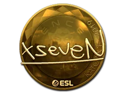 Sticker Slab | xseveN (Gold) | Katowice 2019