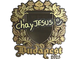 Sticker | chayJESUS (Gold) | Budapest 2025