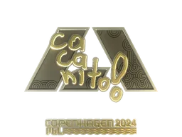Sticker | CacaNito (Gold) | Copenhagen 2024