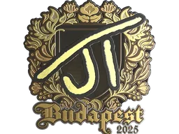 Sticker | JT (Gold) | Budapest 2025