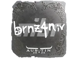 Sticker | brnz4n (Foil) | Austin 2025
