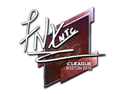 Sticker Slab | fnx (Foil) | Boston 2018
