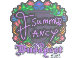 Sticker | Summer (Embroidered) | Budapest 2025