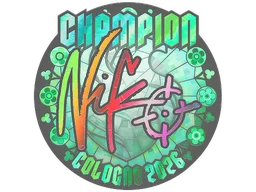 Sticker | NiKo (Holo, Champion) | Cologne 2026