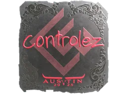 Sticker | controlez (Foil) | Austin 2025
