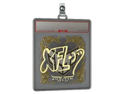 Sticker Slab | xfl0ud (Gold) | Austin 2025