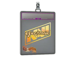 Sticker Slab | electronic (Holo) | Paris 2023