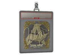 Sticker Slab | woxic (Gold) | Austin 2025