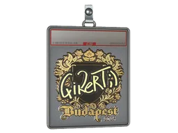 Sticker Slab | qikert (Gold) | Budapest 2025