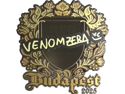 Sticker | venomzera (Gold) | Budapest 2025