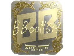Sticker | Boombl4 (Gold) | Austin 2025