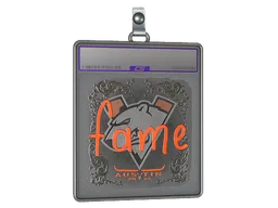 Sticker Slab | fame (Foil) | Austin 2025