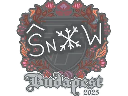 Sticker | snow | Budapest 2025