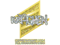 Sticker Slab | kraghen (Glitter) | Copenhagen 2024
