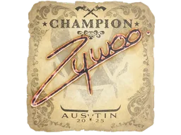 Sticker | ZywOo (Champion) | Austin 2025