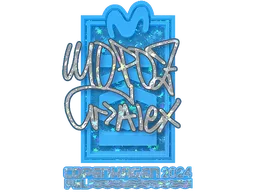 Sticker Slab | mopoz (Glitter) | Copenhagen 2024