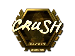 Sticker | crush (Gold) | London 2018