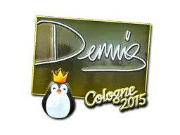 Sticker Slab | dennis (Foil) | Cologne 2015