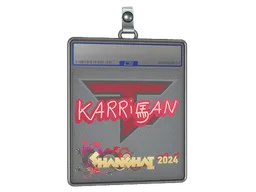 Sticker Slab | karrigan | Shanghai 2024