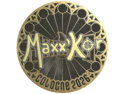 Sticker | maxxkor (Gold) | Cologne 2026