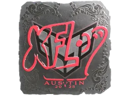 Sticker | xfl0ud (Foil) | Austin 2025