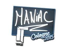 Sticker Slab | Maniac | Cologne 2015