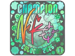 Sticker | NiKo (Holo, Ranked) | Cologne 2026