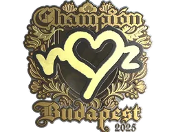 Sticker | ropz (Gold, Champion) | Budapest 2025