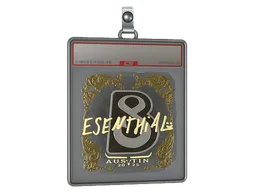 Sticker Slab | esenthial (Gold) | Austin 2025