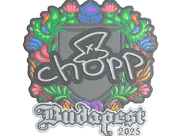 Sticker | chopper (Embroidered) | Budapest 2025