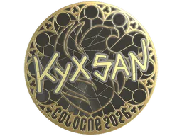 Sticker | kyxsan (Gold) | Cologne 2026